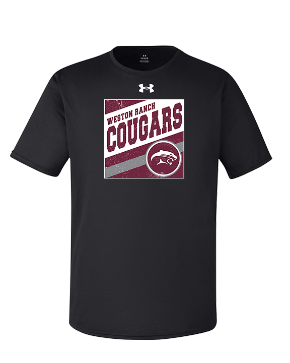 Weston Ranch HS Football Square - Under Armour Mens Team Tech T-Shirt