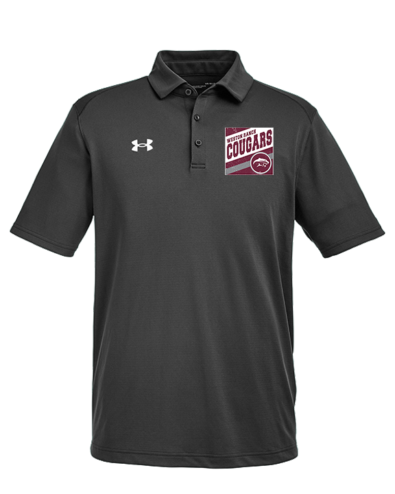 Weston Ranch HS Football Square - Under Armour Mens Tech Polo