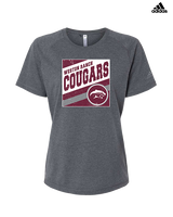 Weston Ranch HS Football Square - Womens Adidas Performance Shirt