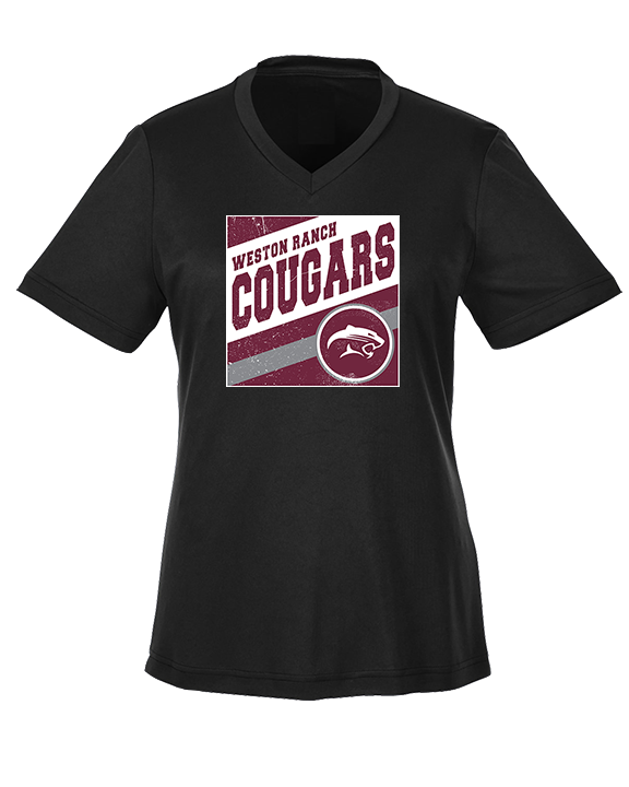 Weston Ranch HS Football Square - Womens Performance Shirt