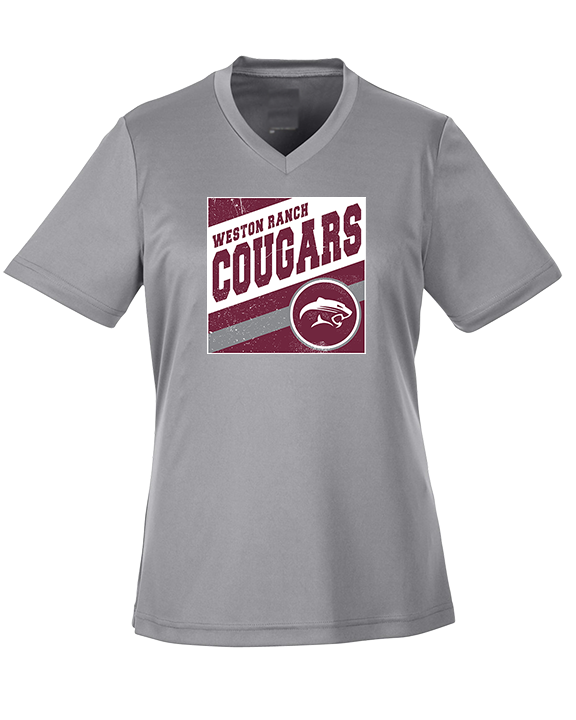 Weston Ranch HS Football Square - Womens Performance Shirt
