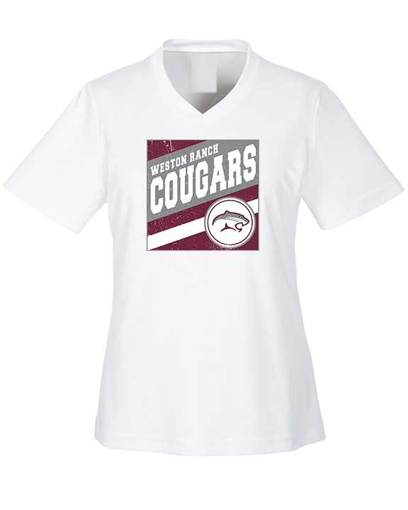 Weston Ranch HS Football Square - Womens Performance Shirt