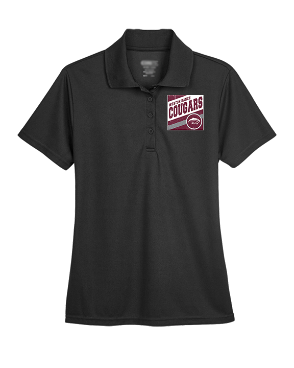 Weston Ranch HS Football Square - Womens Polo