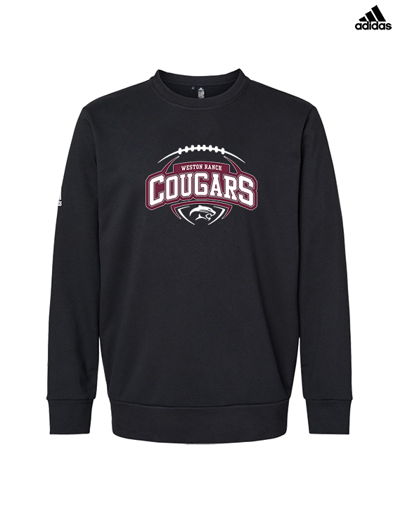 Weston Ranch HS Football Toss - Mens Adidas Crewneck