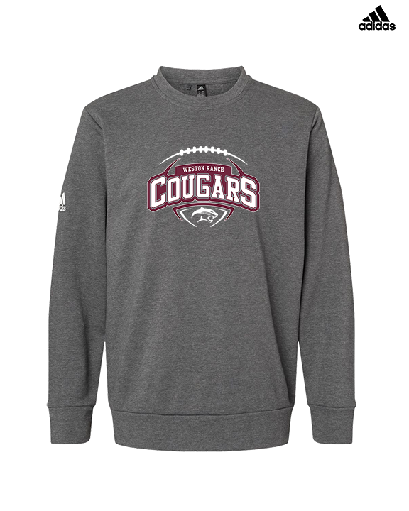 Weston Ranch HS Football Toss - Mens Adidas Crewneck