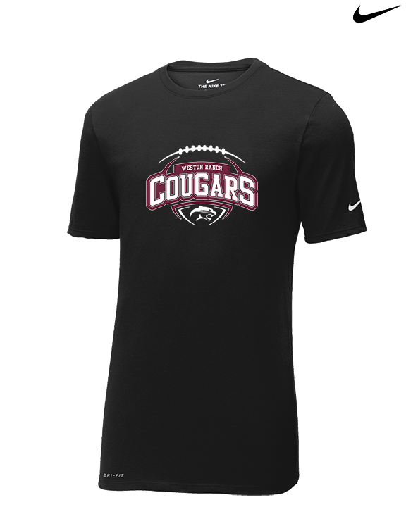 Weston Ranch HS Football Toss - Mens Nike Cotton Poly Tee