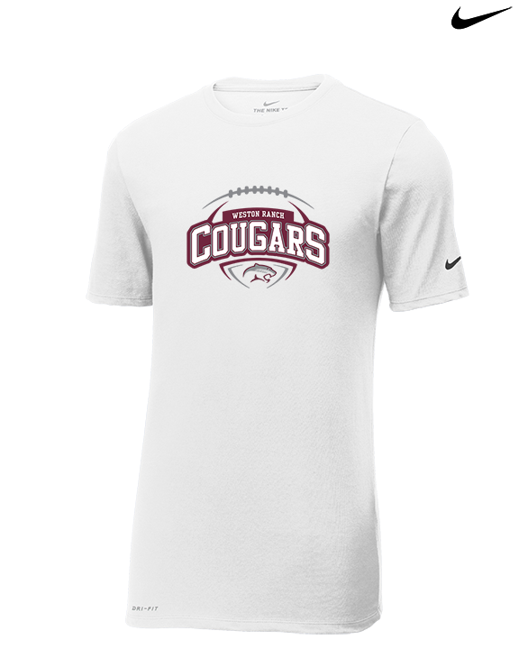 Weston Ranch HS Football Toss - Mens Nike Cotton Poly Tee