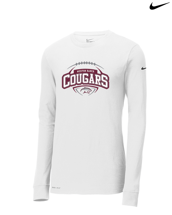Weston Ranch HS Football Toss - Mens Nike Longsleeve