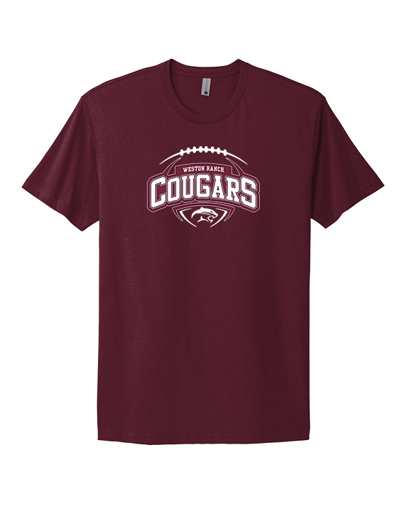Weston Ranch HS Football Toss - Mens Select Cotton T-Shirt