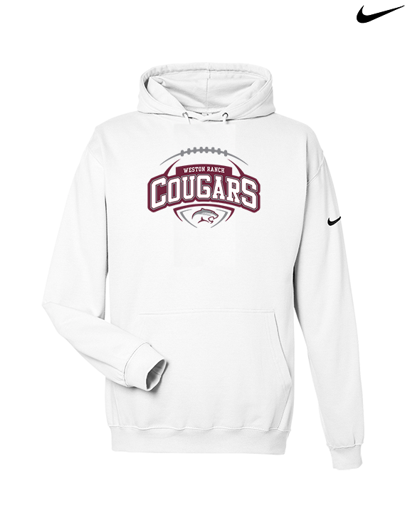 Weston Ranch HS Football Toss - Nike Club Fleece Hoodie