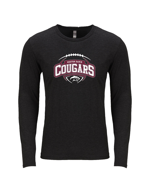 Weston Ranch HS Football Toss - Tri-Blend Long Sleeve