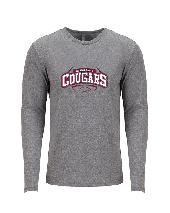Weston Ranch HS Football Toss - Tri-Blend Long Sleeve