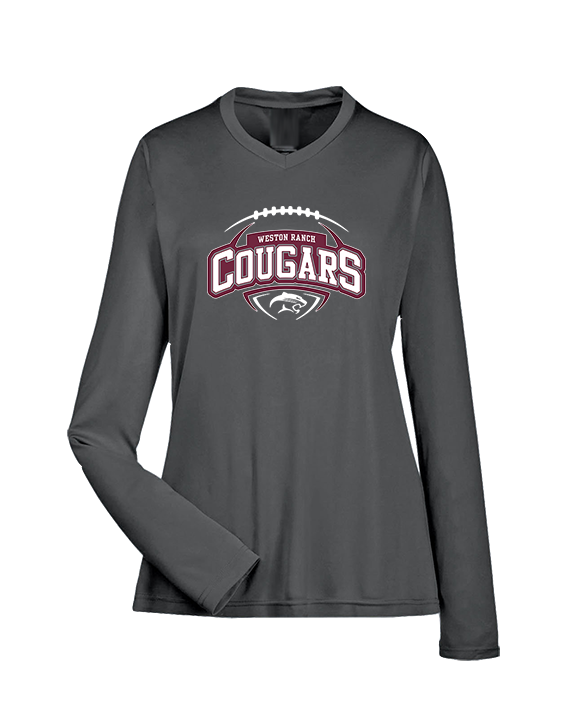 Weston Ranch HS Football Toss - Womens Performance Longsleeve