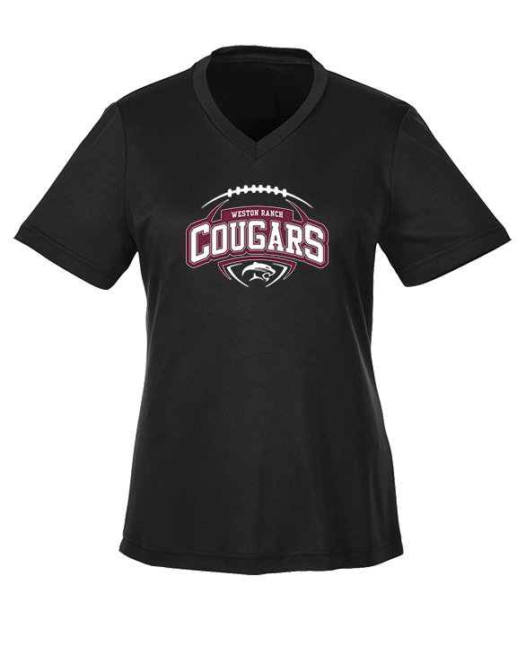 Weston Ranch HS Football Toss - Womens Performance Shirt