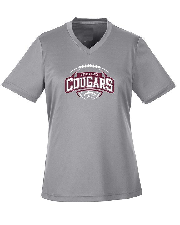 Weston Ranch HS Football Toss - Womens Performance Shirt