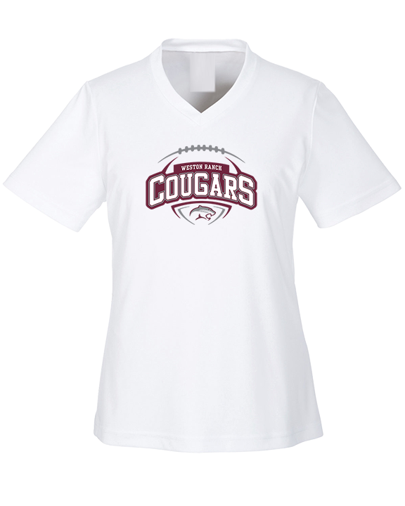 Weston Ranch HS Football Toss - Womens Performance Shirt