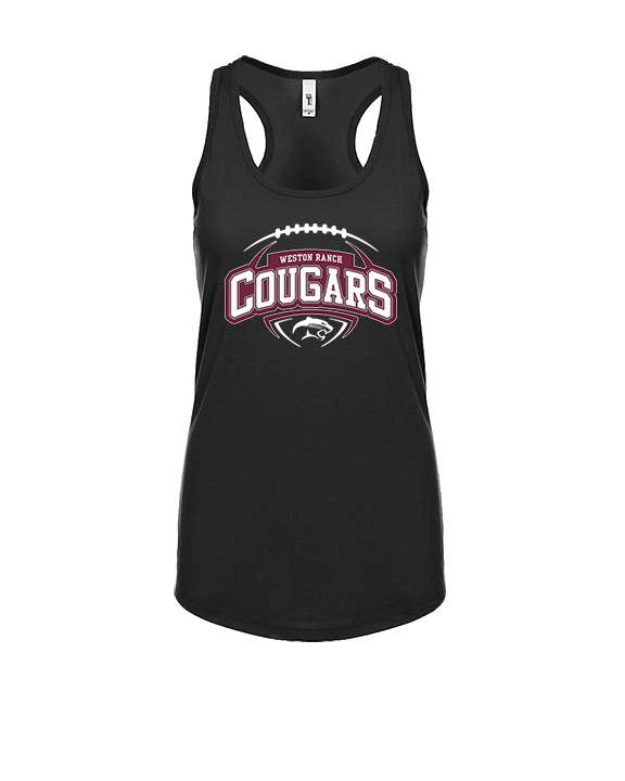 Weston Ranch HS Football Toss - Womens Tank Top