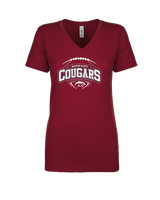 Weston Ranch HS Football Toss - Womens Vneck