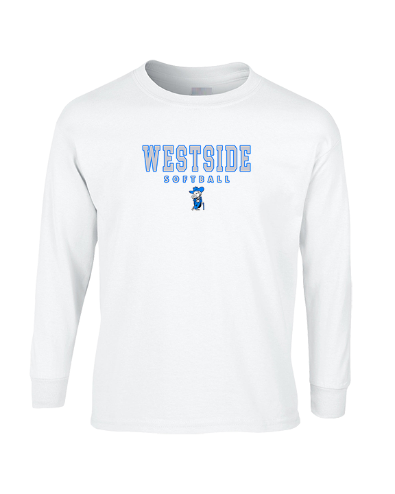 Westside HS Softball Block - Cotton Longsleeve