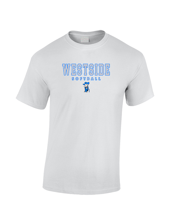 Westside HS Softball Block - Cotton T-Shirt