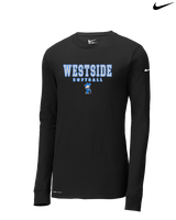 Westside HS Softball Block - Mens Nike Longsleeve