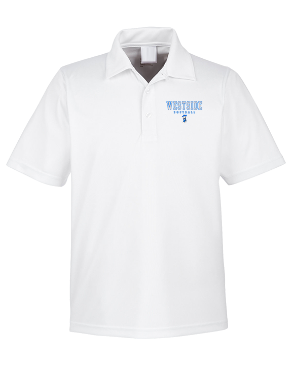 Westside HS Softball Block - Mens Polo