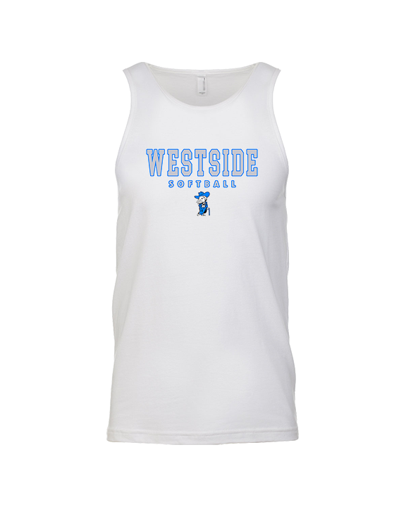 Westside HS Softball Block - Tank Top