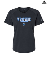Westside HS Softball Block - Womens Adidas Performance Shirt
