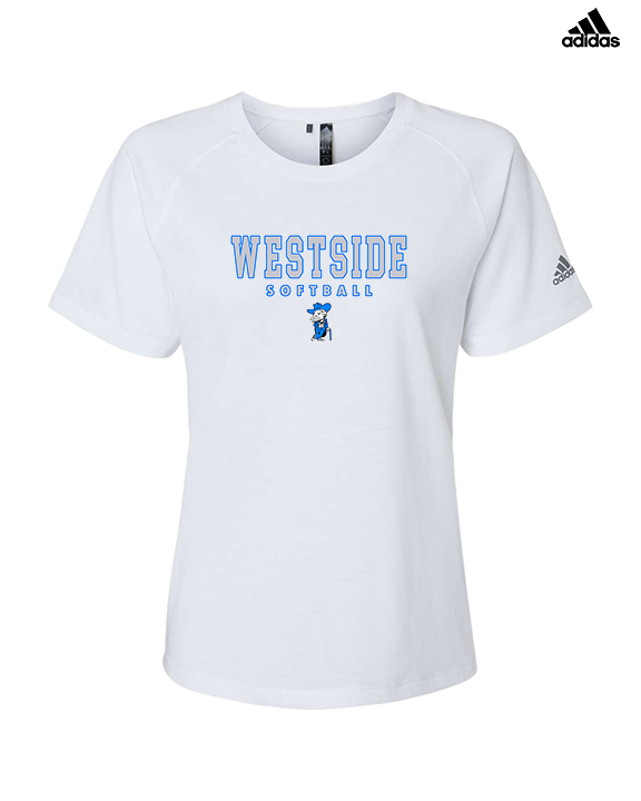 Westside HS Softball Block - Womens Adidas Performance Shirt