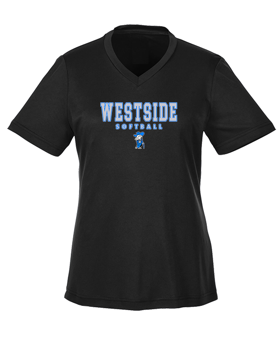 Westside HS Softball Block - Womens Performance Shirt