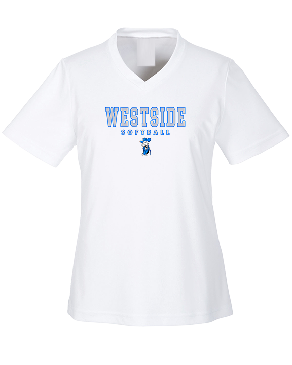 Westside HS Softball Block - Womens Performance Shirt