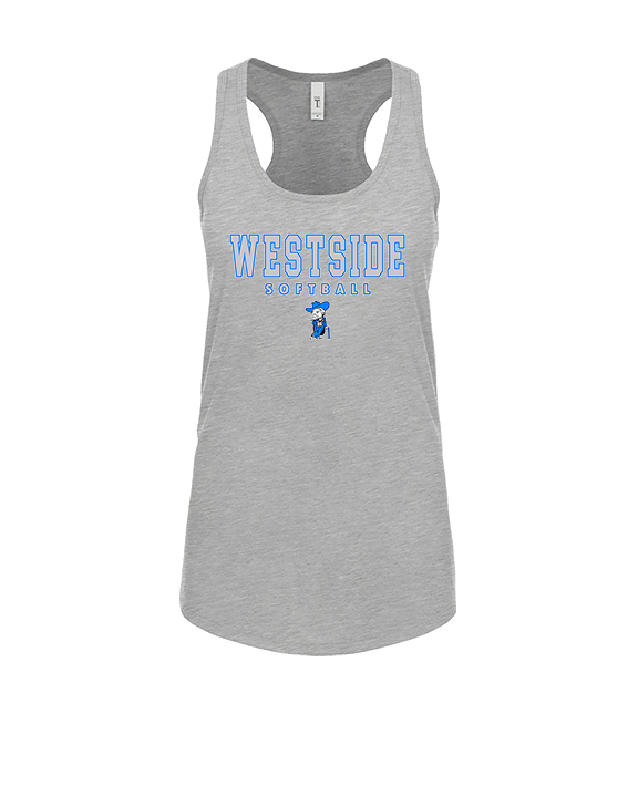 Westside HS Softball Block - Womens Tank Top