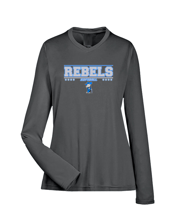 Westside HS Softball Border - Womens Performance Longsleeve