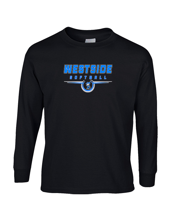 Westside HS Softball Design - Cotton Longsleeve
