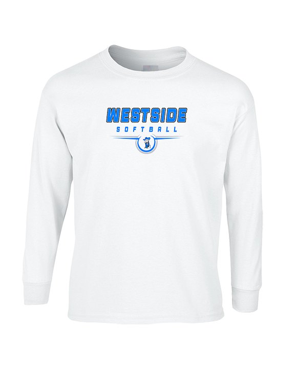 Westside HS Softball Design - Cotton Longsleeve