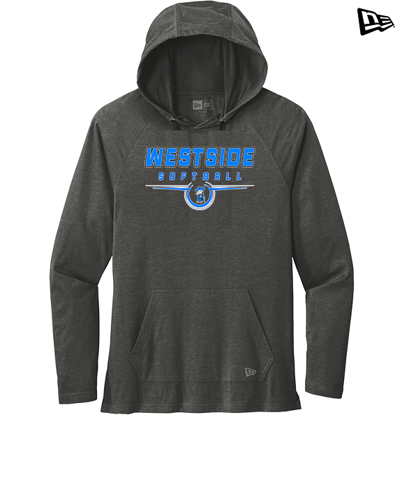 Westside HS Softball Design - New Era Tri-Blend Hoodie