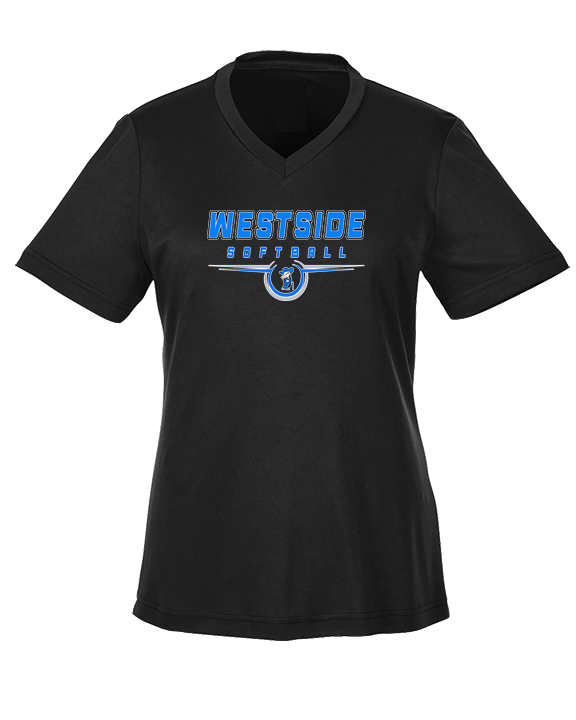 Westside HS Softball Design - Womens Performance Shirt