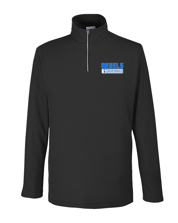 Westside HS Softball Pennant - Mens Quarter Zip