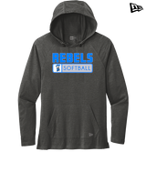 Westside HS Softball Pennant - New Era Tri-Blend Hoodie