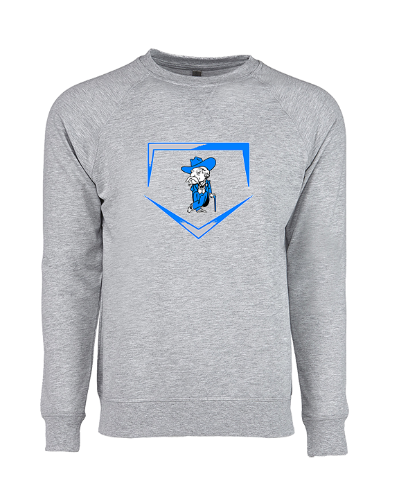 Westside HS Softball Plate - Crewneck Sweatshirt