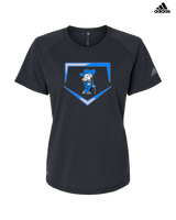 Westside HS Softball Plate - Womens Adidas Performance Shirt