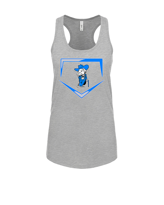 Westside HS Softball Plate - Womens Tank Top
