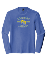 Wheat Ridge HS Football Curve - Tri-Blend Long Sleeve