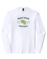 Wheat Ridge HS Football Curve - Tri-Blend Long Sleeve