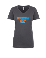 Where2Next Hoops Basketball Cut - Womens Vneck