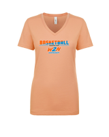 Where2Next Hoops Basketball Cut - Womens Vneck