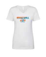 Where2Next Hoops Basketball Cut - Womens Vneck