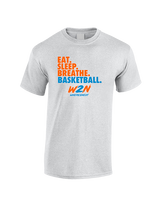 Where2Next Hoops Basketball Eat Sleep - Cotton T-Shirt