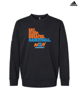 Where2Next Hoops Basketball Eat Sleep - Mens Adidas Crewneck