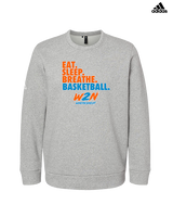 Where2Next Hoops Basketball Eat Sleep - Mens Adidas Crewneck